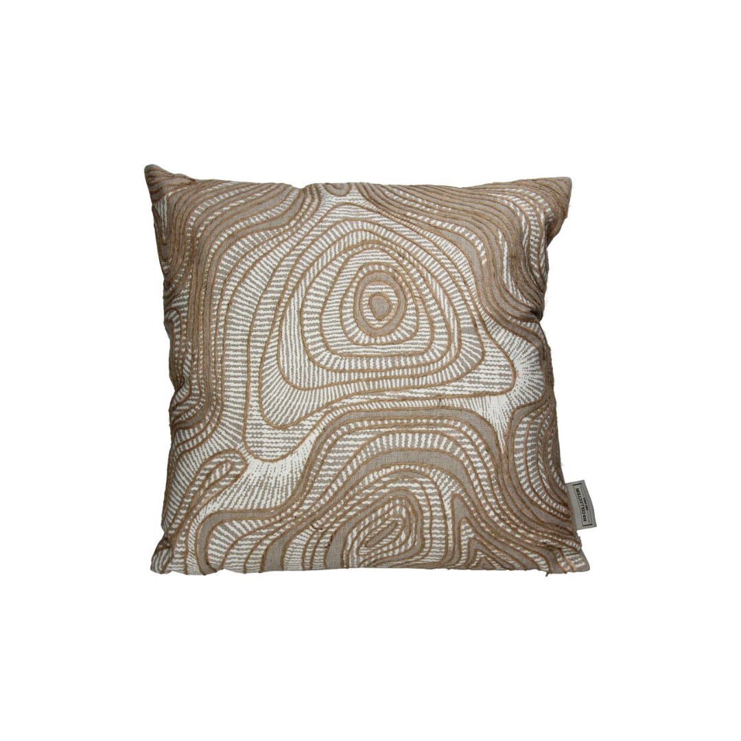 Sierkussen fluweel Beige