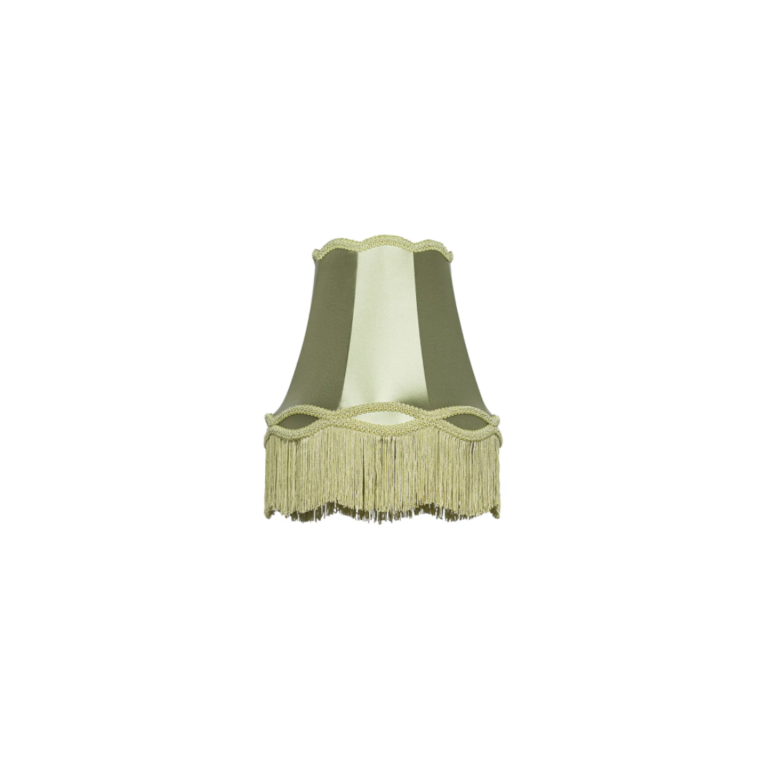 Stoffen lampenkap groen 30 cm