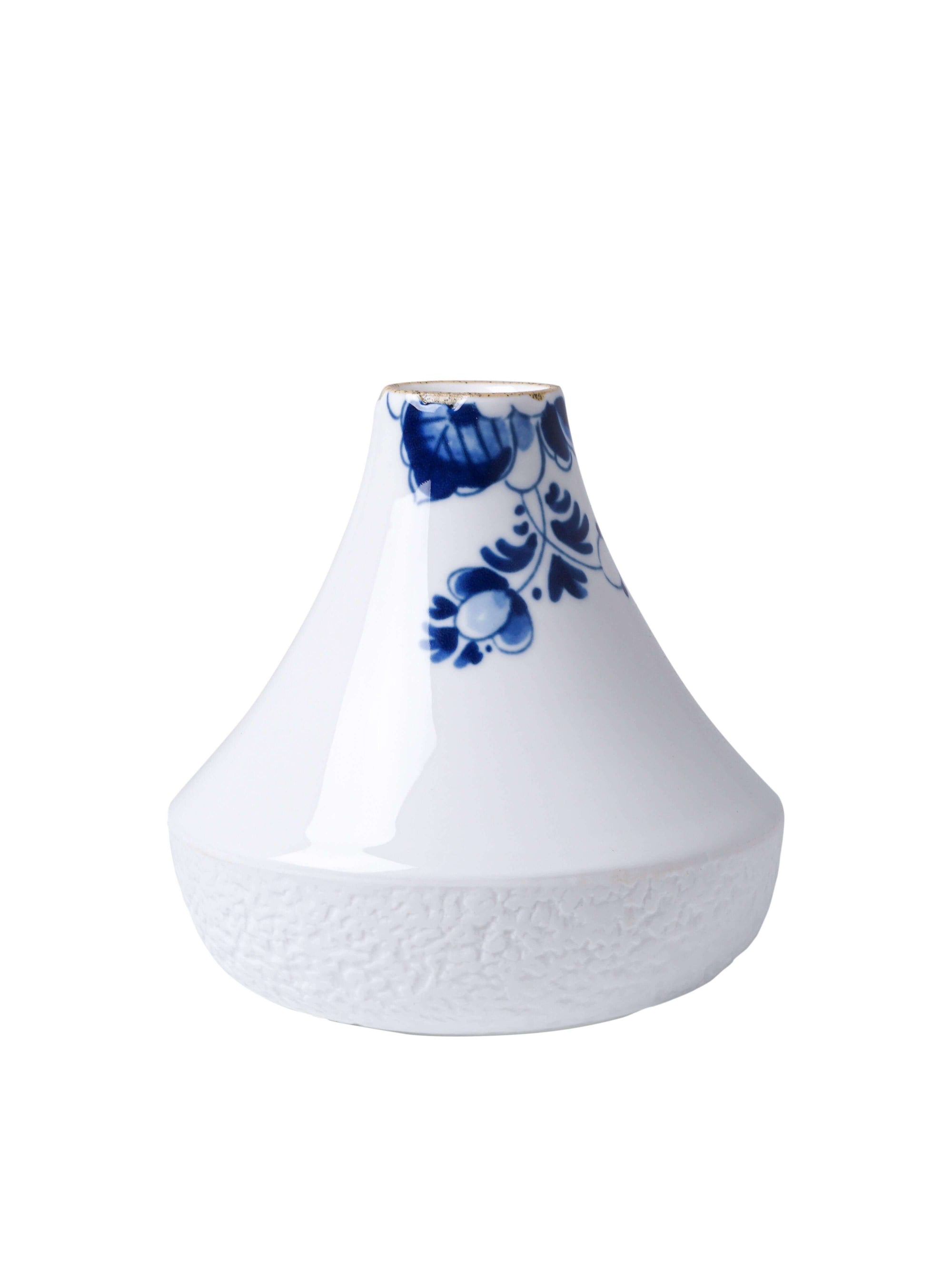 Heinen Delftsblauw - Blauw Bloesem Kandelaar 10cm