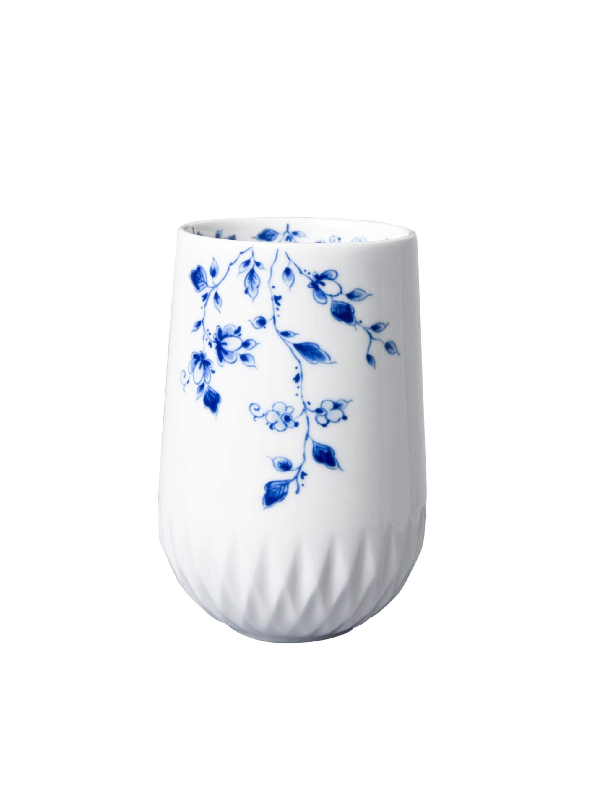 Heinen Delftsblauw - Blauw Vouw Cappuccino kop