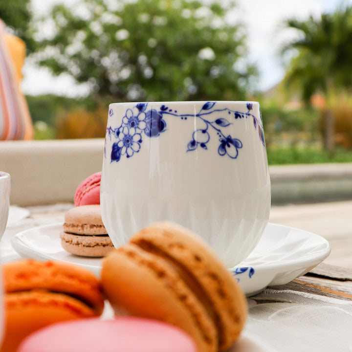 Heinen Delftsblauw - Blauw Vouw Koffiekop