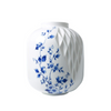 Heinen Delftsblauw - Blauw Vouw vaas XL