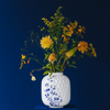 Heinen Delftsblauw - Blauw Vouw vaas XL