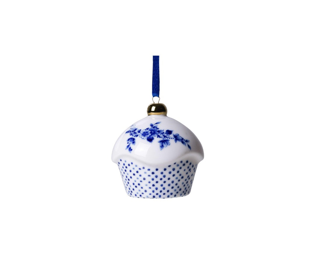 Heinen Delftsblauw - Kerstornament cupcake