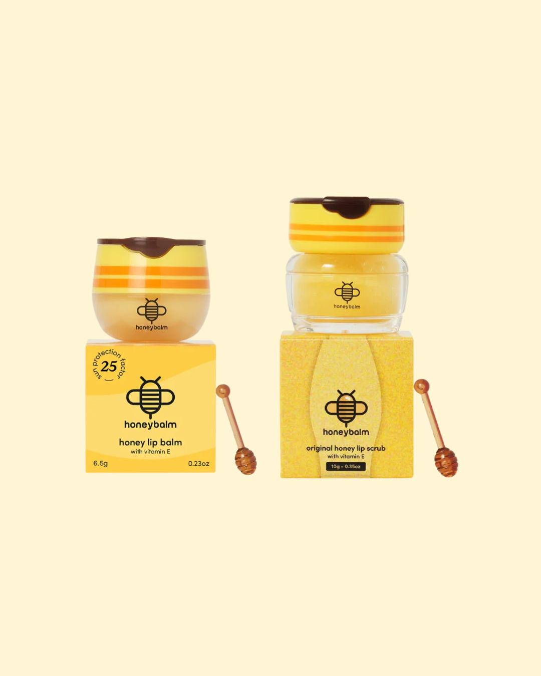 Combi Deal Honeybalm SPF & Lip Scrub