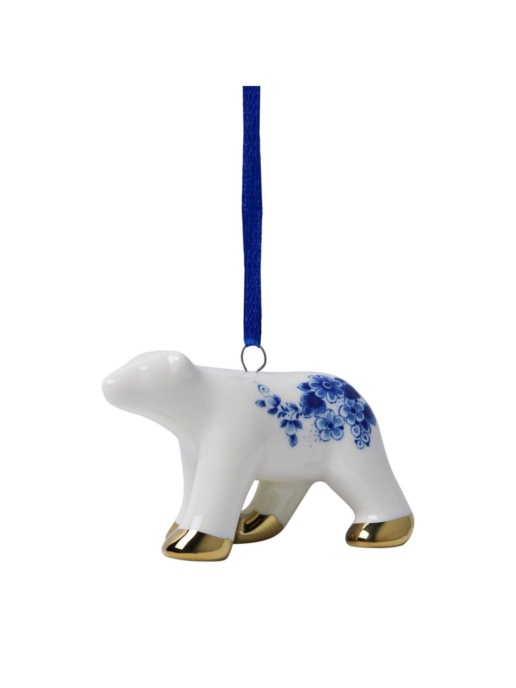 Heinen Delftsblauw - Kerstornament ijsbeer