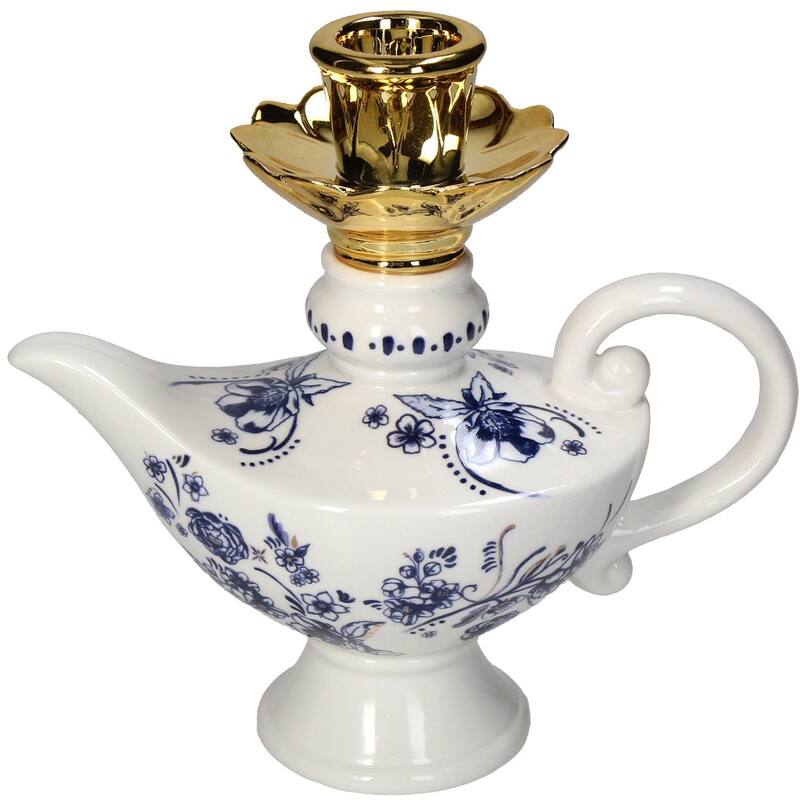 Kandelaar Theepot Blauw - BBL3206