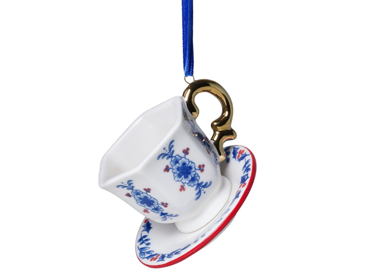 Heinen Delftsblauw - Kerstornament Theekopje