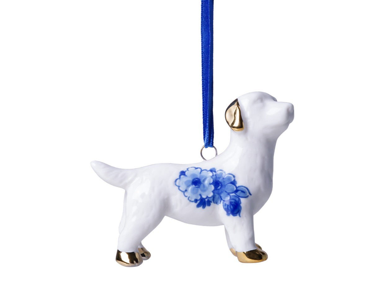 Heinen Delftsblauw - Kerstornament Labrador