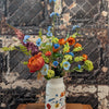 Heinen Delftsblauw - Melkbusvaas Wildbloemen 30cm
