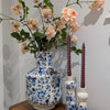 Heinen Delftsblauw - Hoge bolvaas bloem