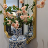 Heinen Delftsblauw - Hoge bolvaas bloem