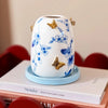 Heinen Delftsblauw - Vaas Vlindergoud 14 cm