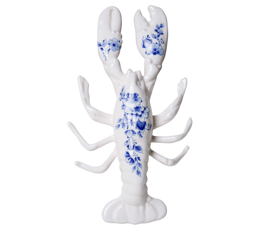 Heinen Delftsblauw - Wanddecoratie Kreeft 25 cm