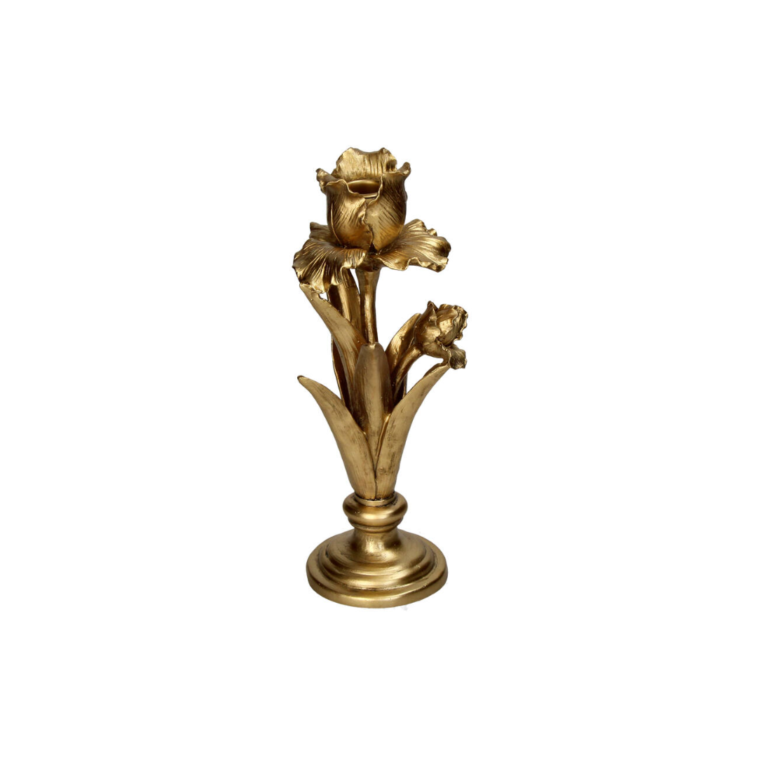 Kandelaar Iris Goud