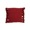 Kussen Ruby Merlot met Flosjes