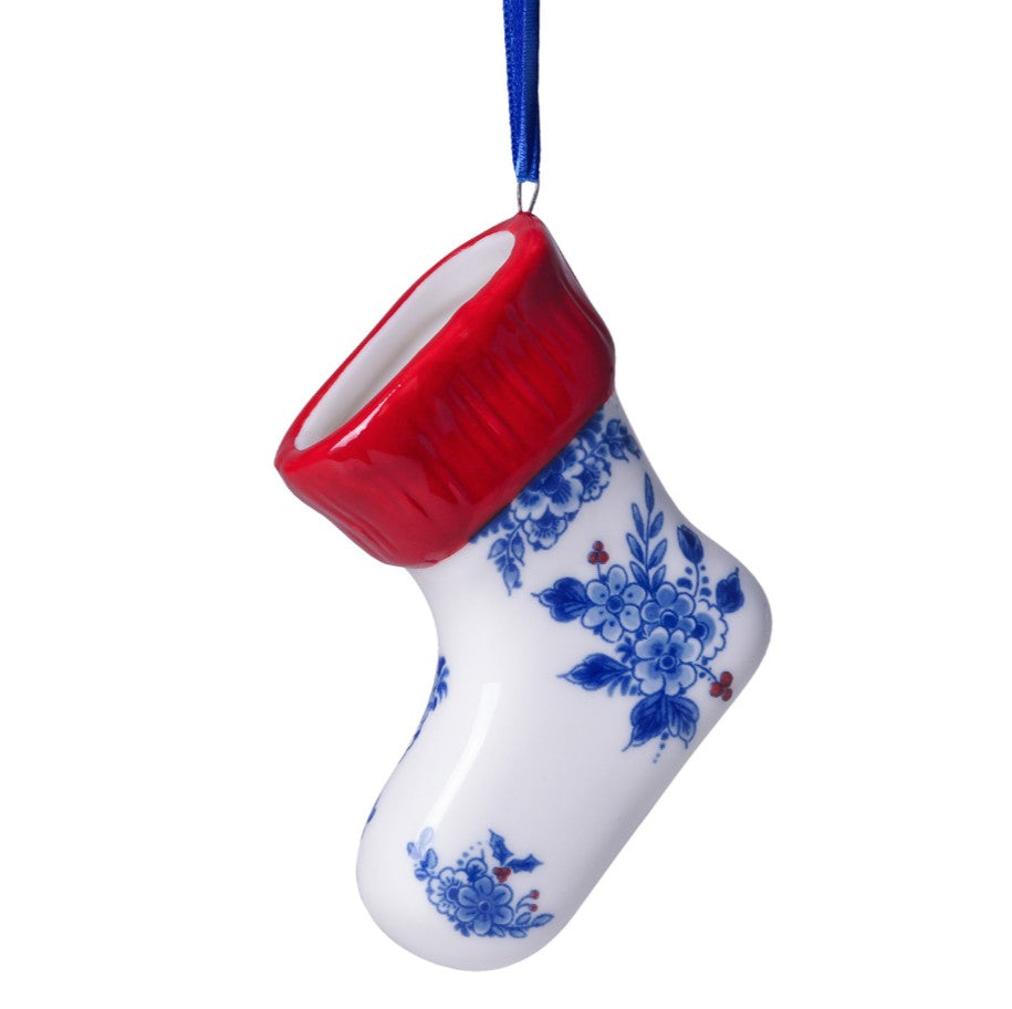 Heinen Delftsblauw - Kerstornament Kerstsok