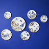 Heinen Delftsblauw - Wandbord Insecten kleine beestjes 31cm