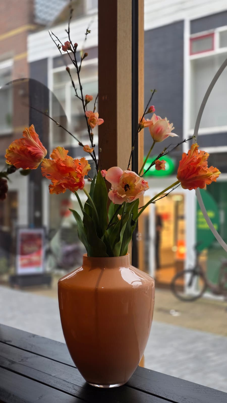 Boeket Peach - Real-touch Tulpen
