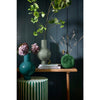 Zacht Groene Pip Vaas - Medium Mid Green Design (Metaal) 24 x 40cm